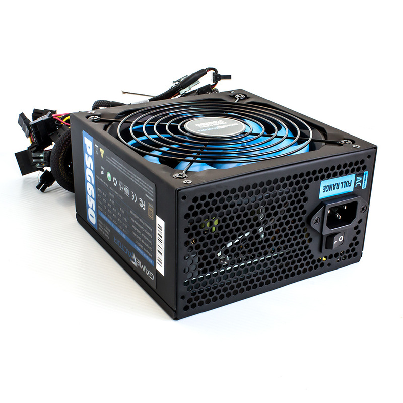 Game Factor FUENTE DE PODER GAME FACTOR 650WATTS 80 PLUS BRONZE PSG650