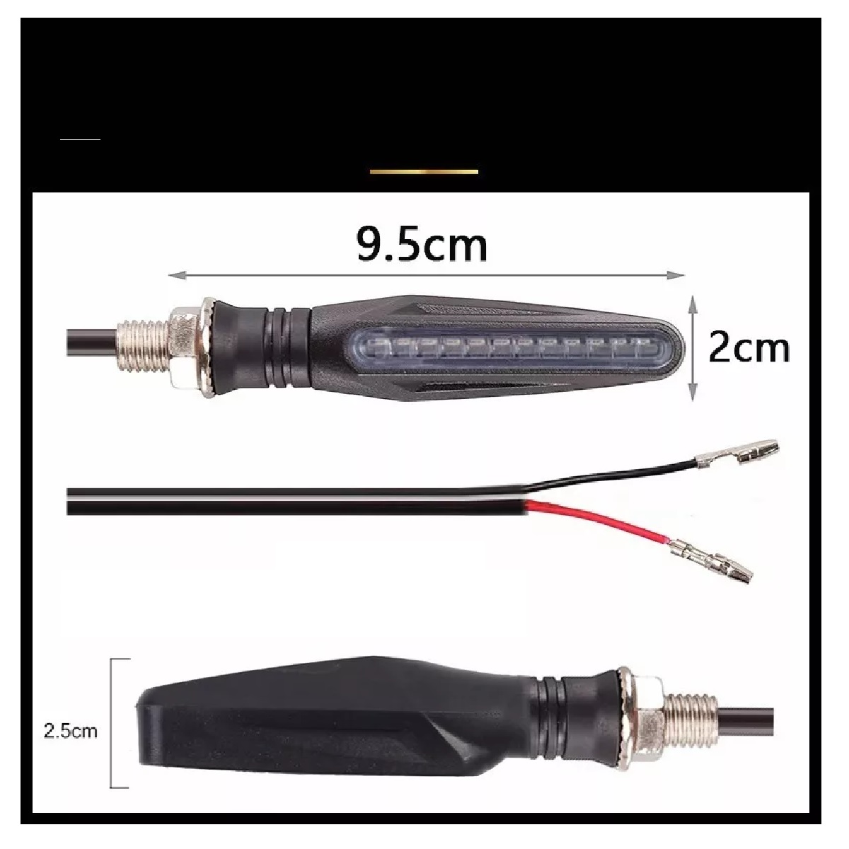 Kit Direccionales Led Moto Secuencial Indicador Intermitente 4pz Violeta