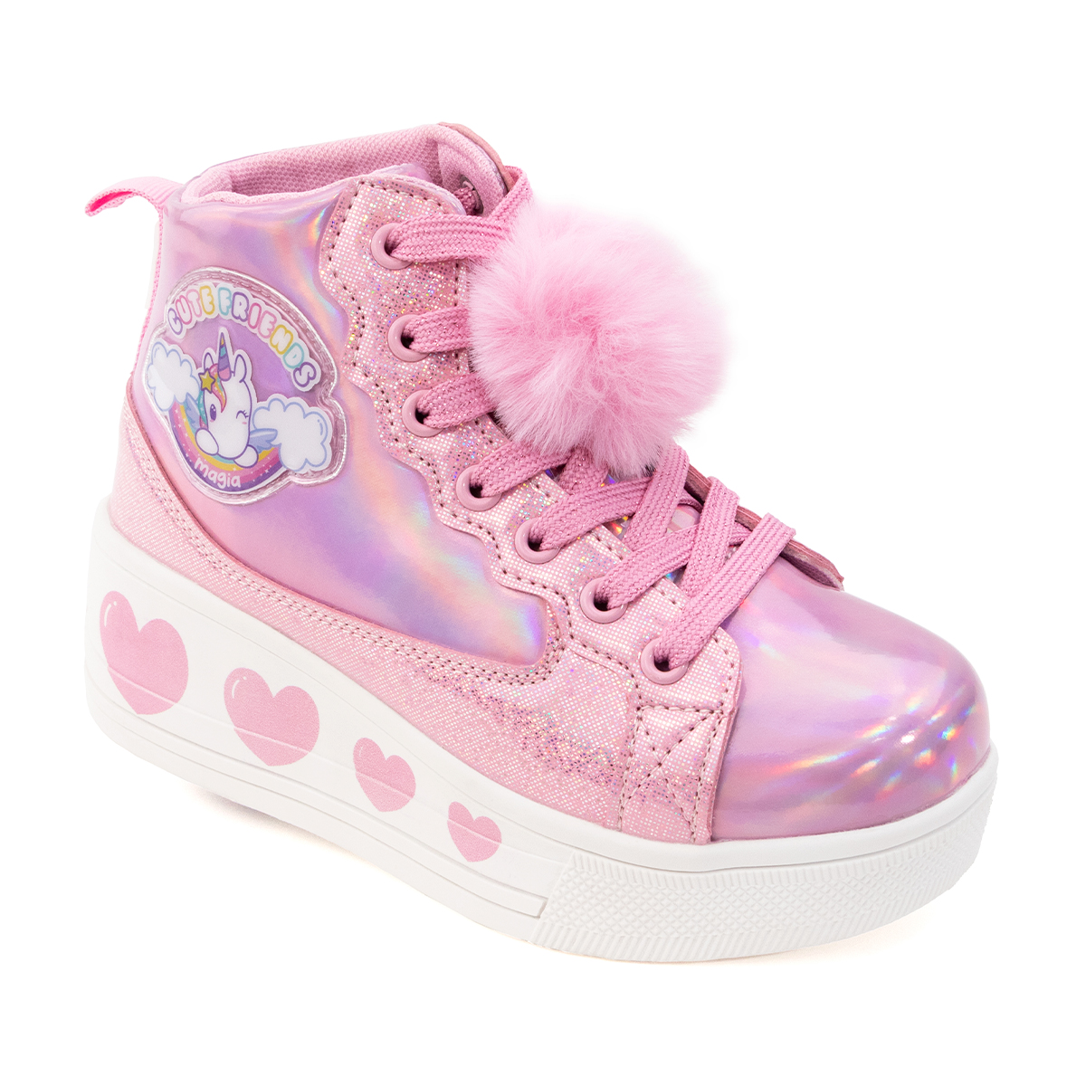 Tenis Patín Onix Para Niña Magic Wink Rosa.