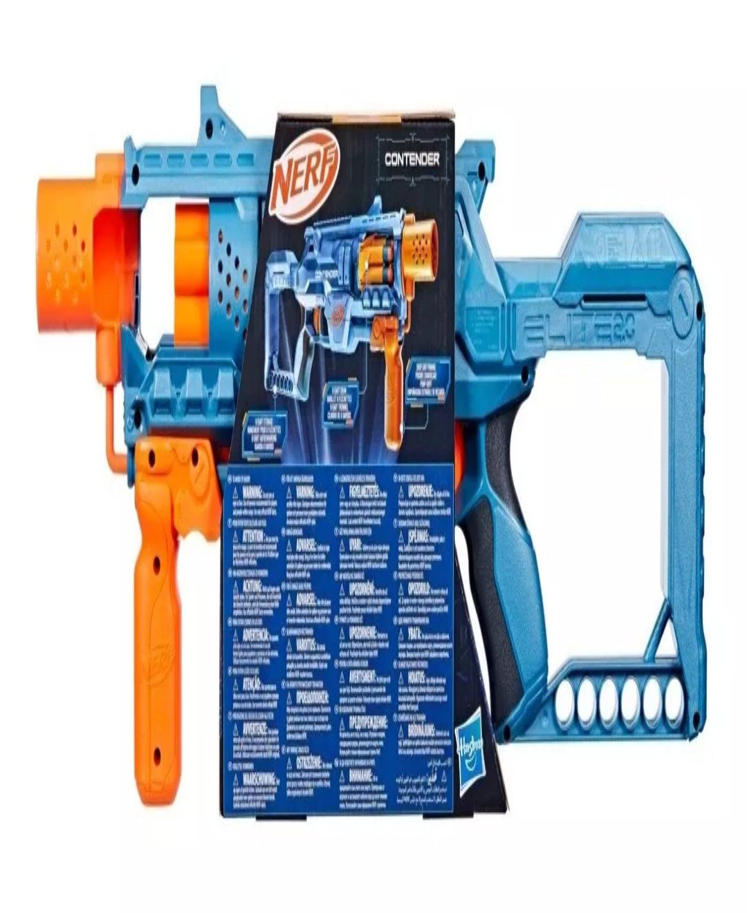 Lanzador Nerf Elite 2.0 Contender Con 6 Dardos Nerf Elite