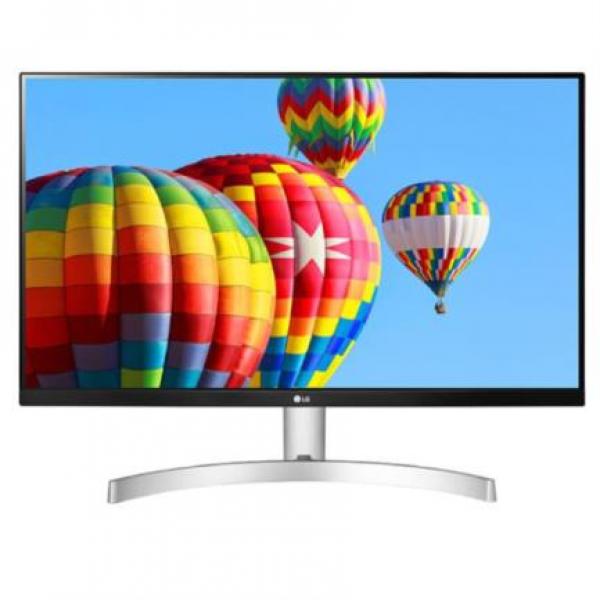 Monitor LG LED 27MK600M 27" FHD 1920x1080 Panel IPS Color Blanco-Negro