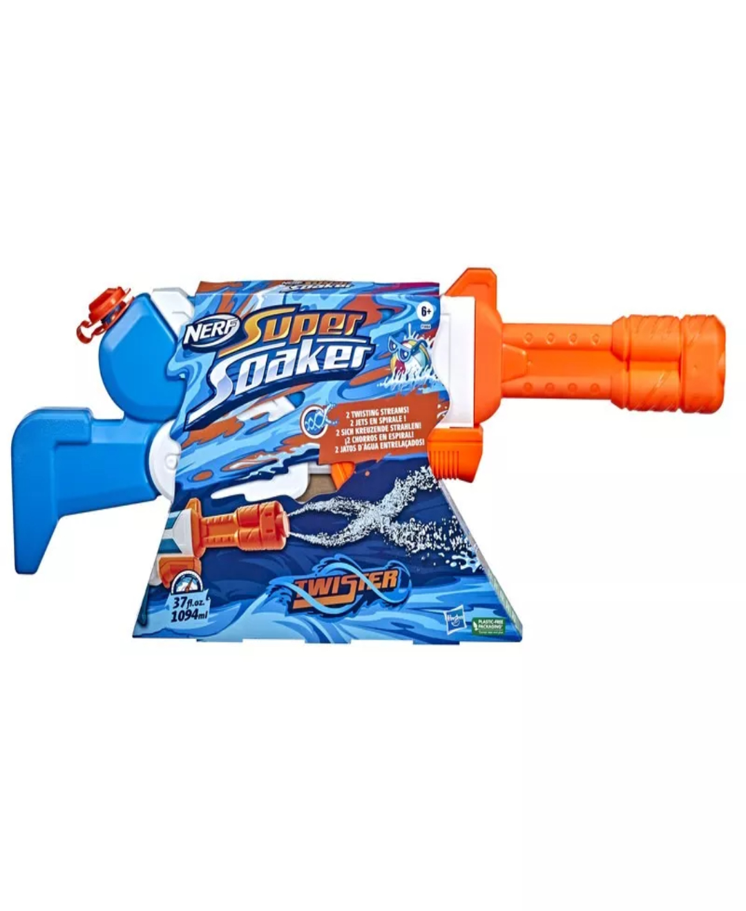 Lanzador De Agua Pistola Nerf Super Soaker Twister.