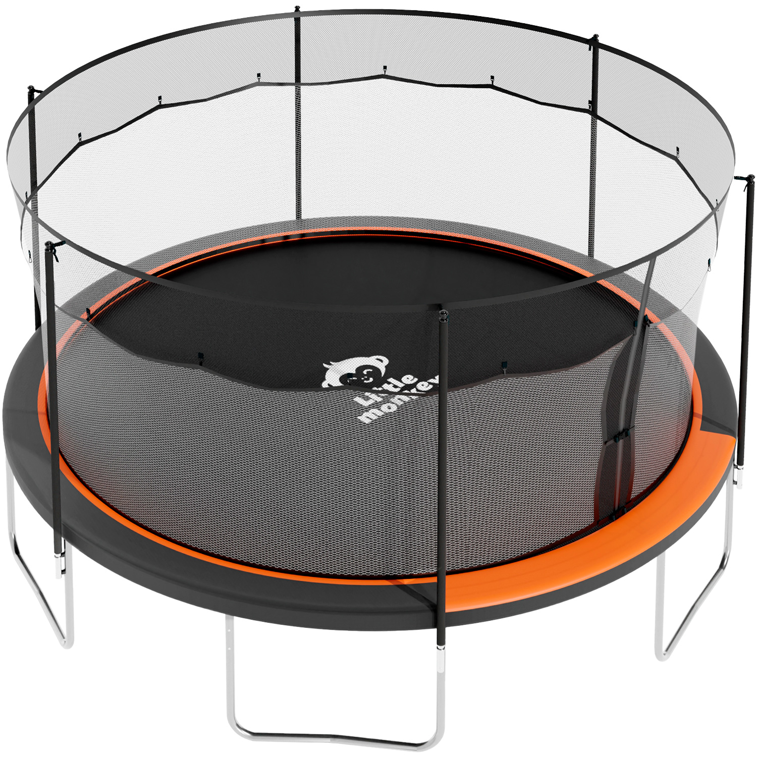 Brincolin Trampolin Doble Red Rudo Familiar 14ft Tumbling 