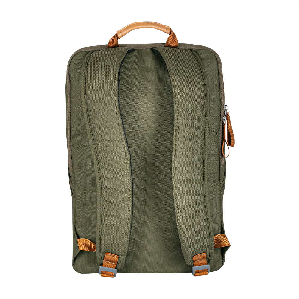 BACKPACK TECHZONE PORTA LAPTOP PET RECICLADO ECO HERO GREEN
