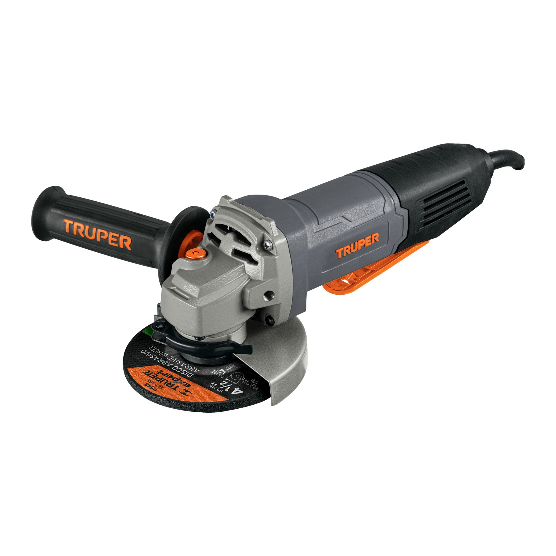 ESMERILADORA INTERRUPTOR DE PALETA 4-1/2", INDUSTRIAL, 850 W TRUPER 102496