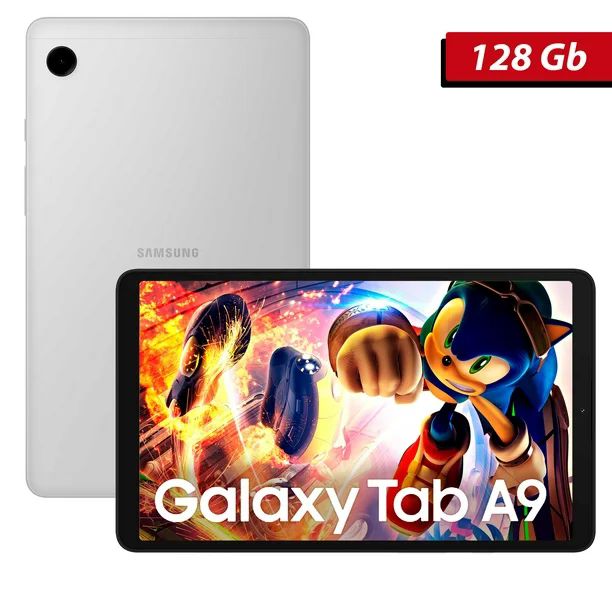 Tablette Galaxy Tab A9 LTE 8 Go RAM 128 Go – Silver – Virgin Megastore