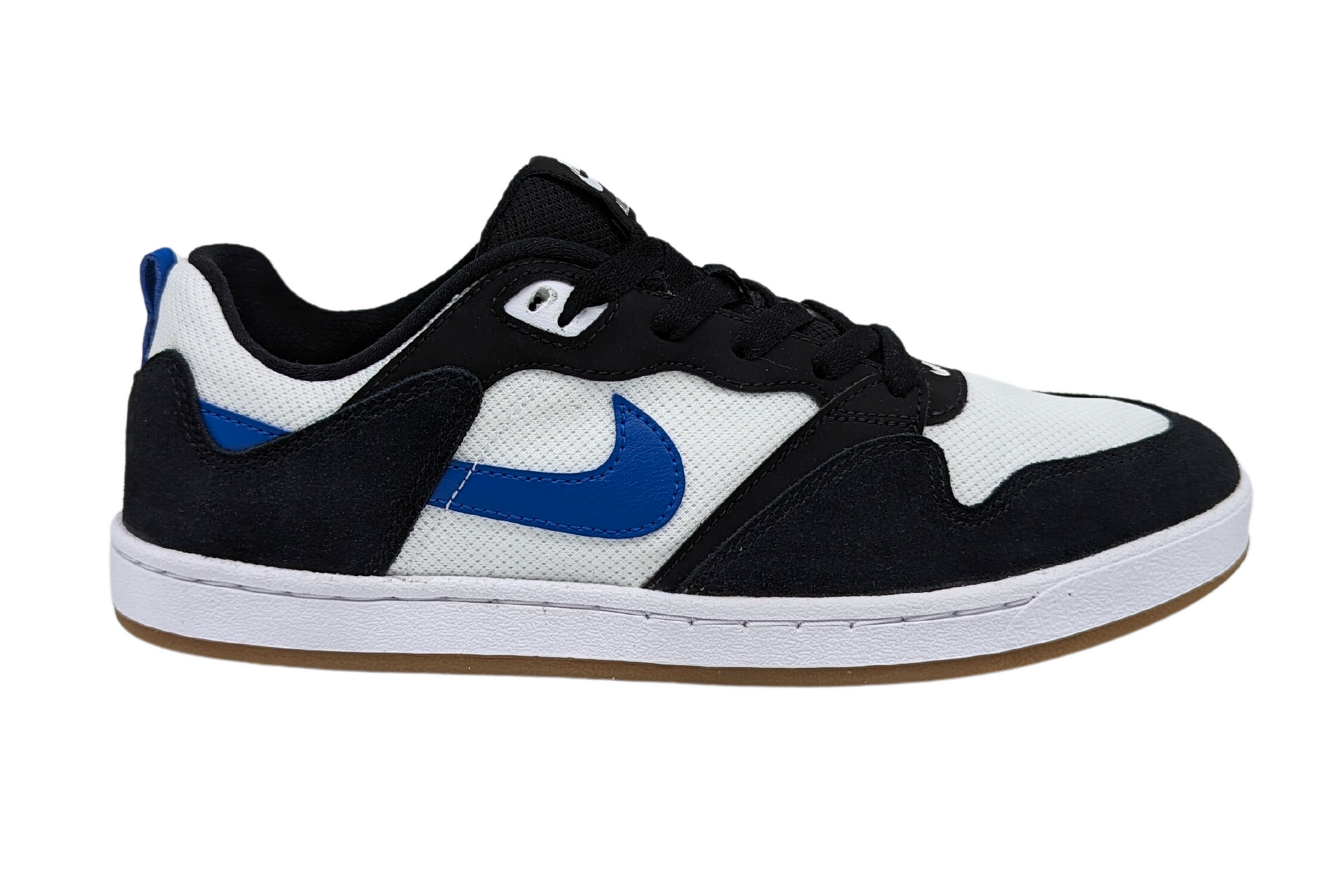 Tenis Nike SB Alleyoop Para Hombre CJ0882 104 Blanco-Negro-Azul 
