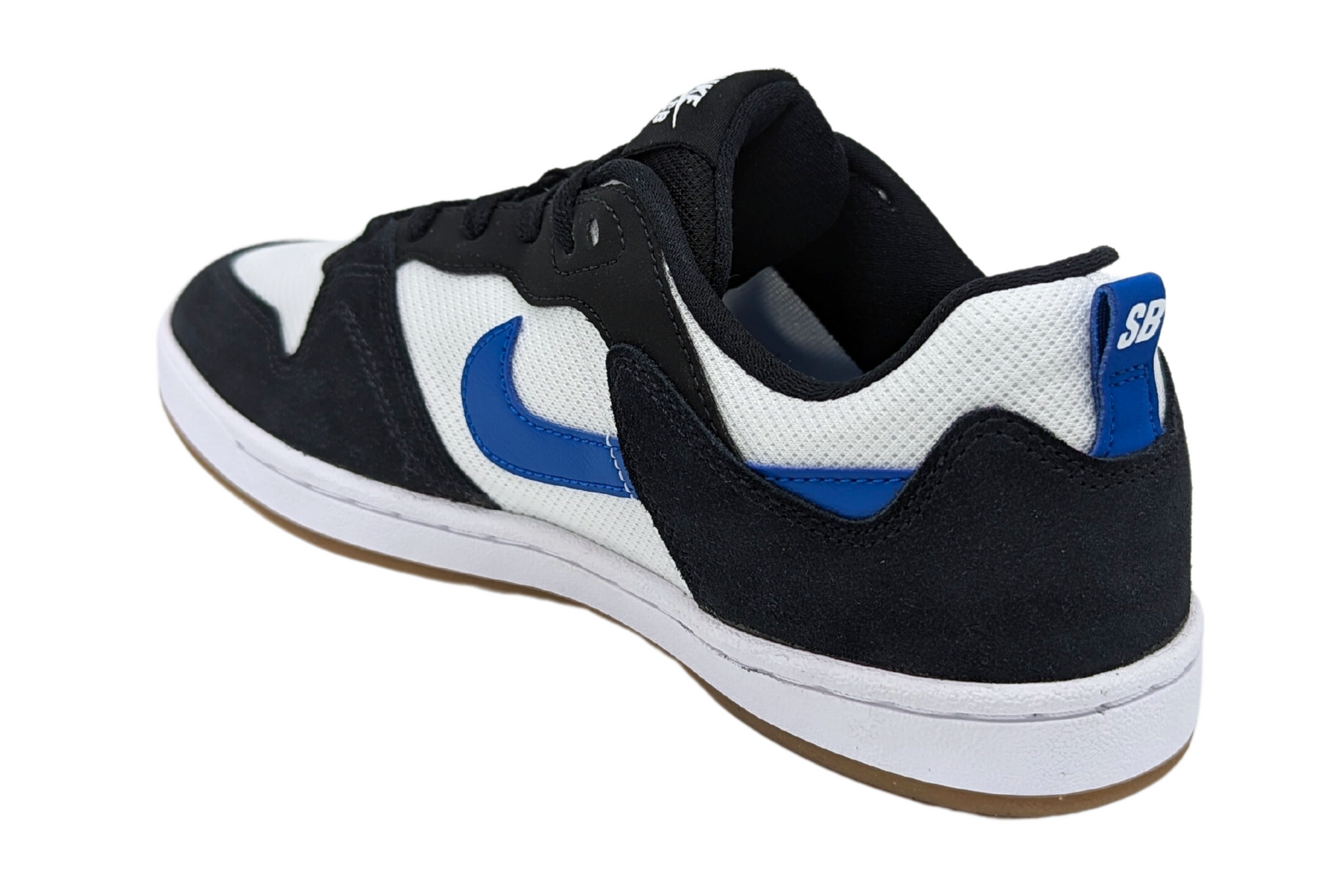 Tenis Nike SB Alleyoop Para Hombre CJ0882 104 Blanco-Negro-Azul 