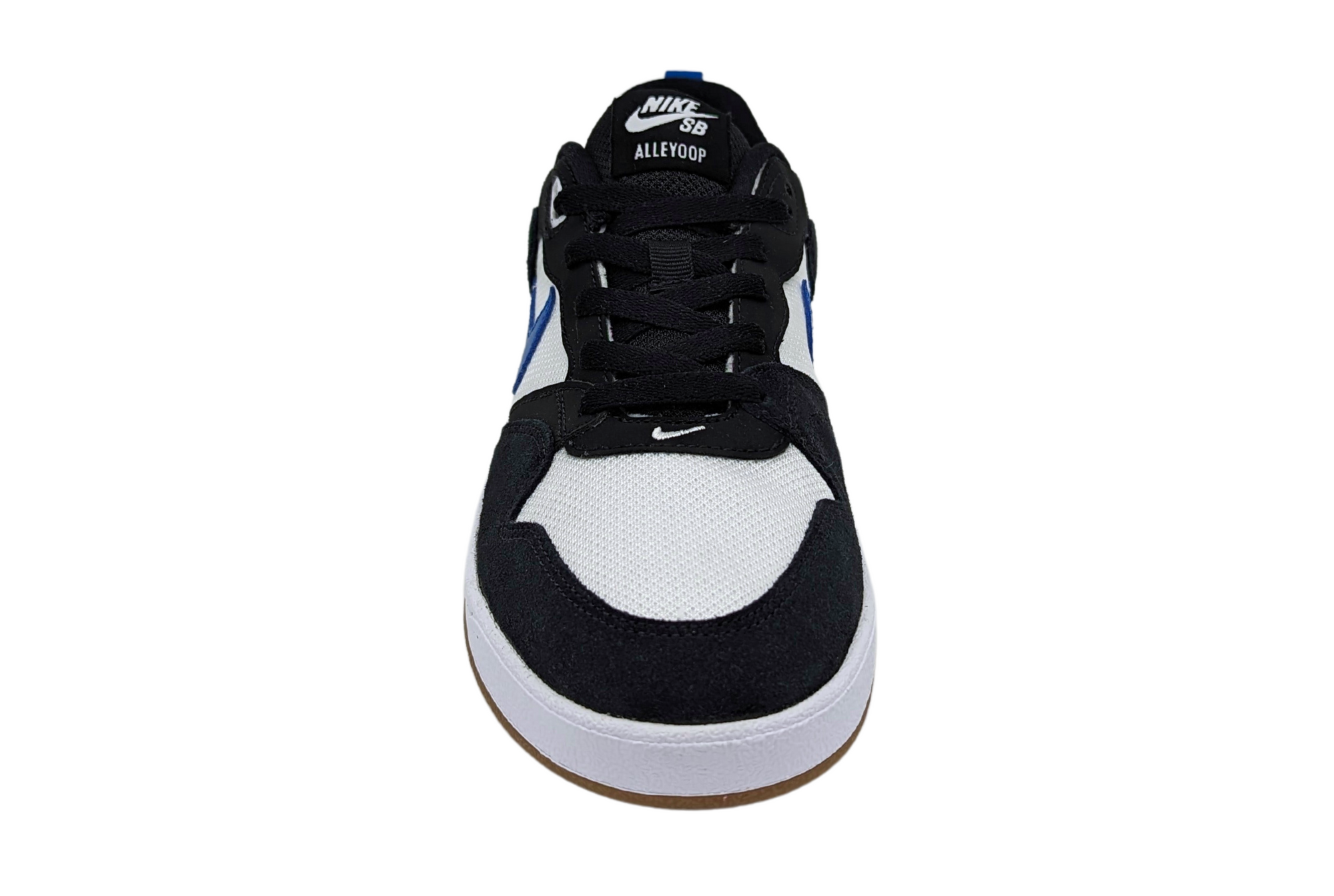 Tenis Nike SB Alleyoop Para Hombre CJ0882 104 Blanco-Negro-Azul 