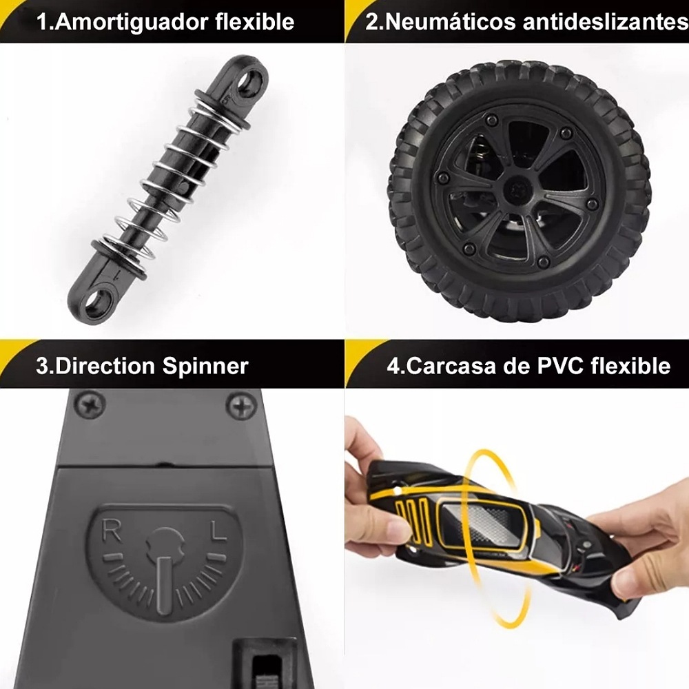 Todo Terreno Rc Control Remoto Recargable Carro De Uto