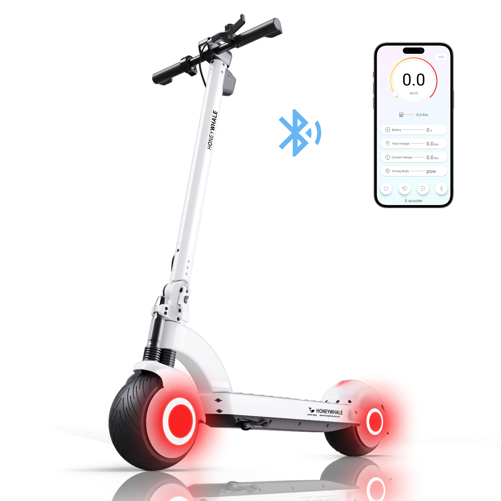 Scooter Eléctrico Honey Whale Orno Max-S Blanco