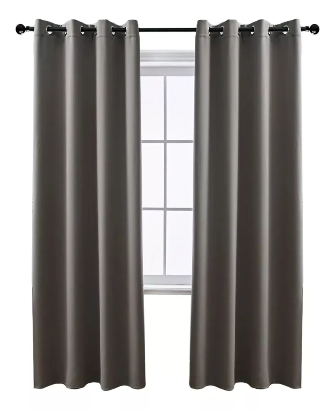 Cortina Blackout Para Ventana 132x214cm, 2pzs