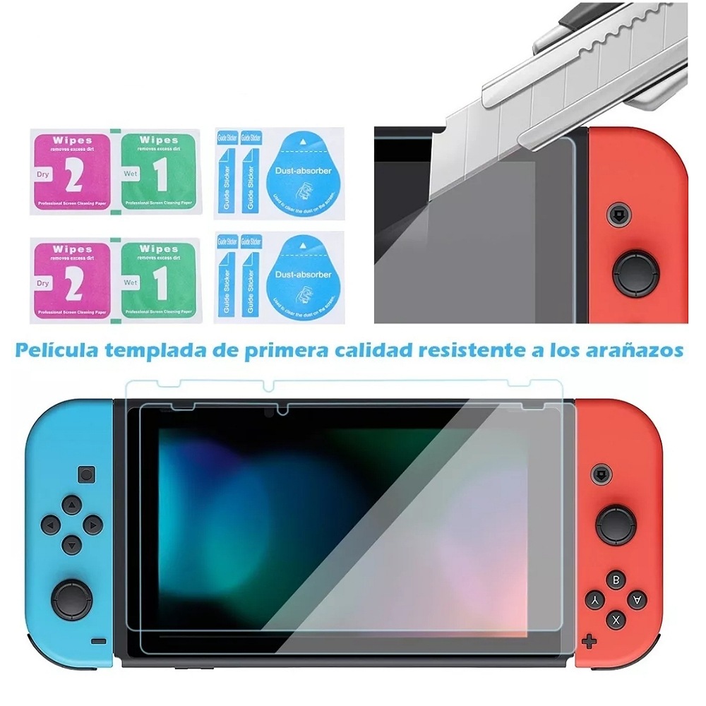 Kit De Accesorios Para Nintendo Switch Funda Estuche 32 Pcs
