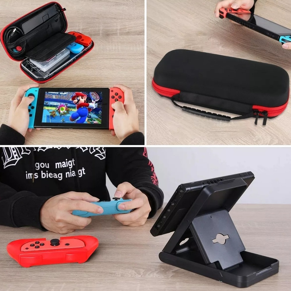 Kit De Accesorios Para Nintendo Switch Funda Estuche 32 Pcs