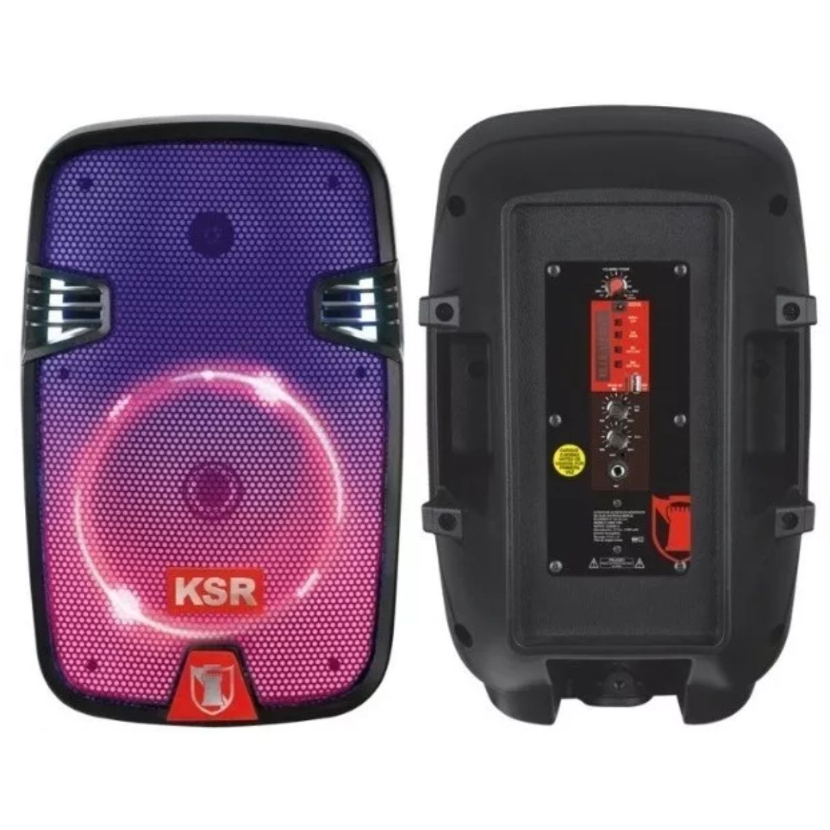 Kaiser Bafle Bocina 8 Recargable Bluetooth Led Usb Ksw-1008