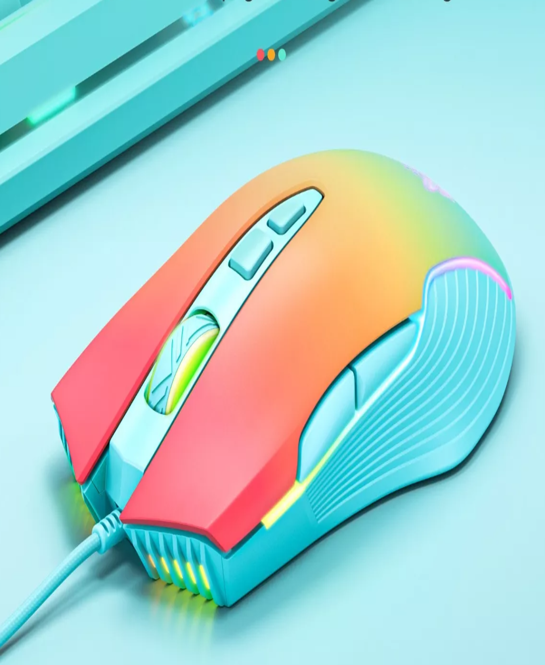 Mouse gamer de juego Onikuma CW905 black