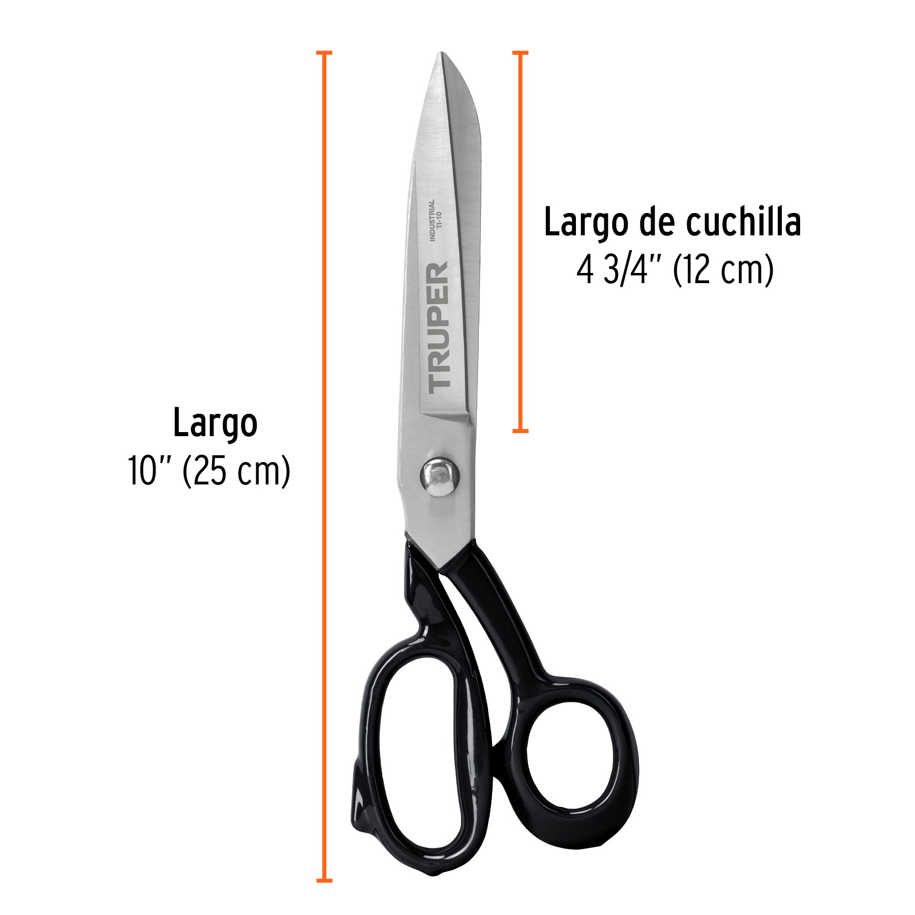 TIJERA 10" INDUSTRIAL PARA SASTRE, TRUPER 18551