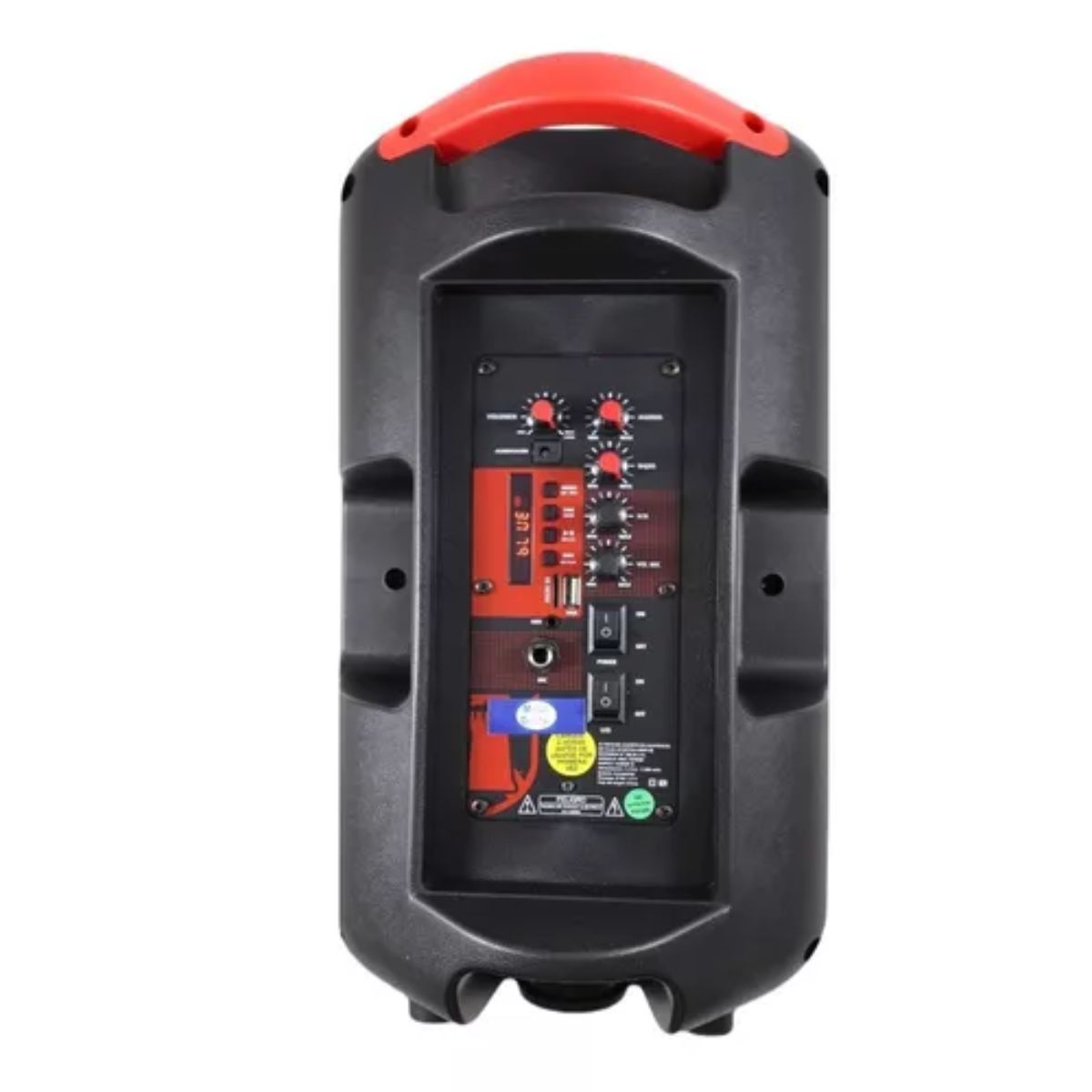 KAISER Baffle Recargable 8" Perillas para Ecualizar Microfono Alambrico Control Remoto y Adaptador