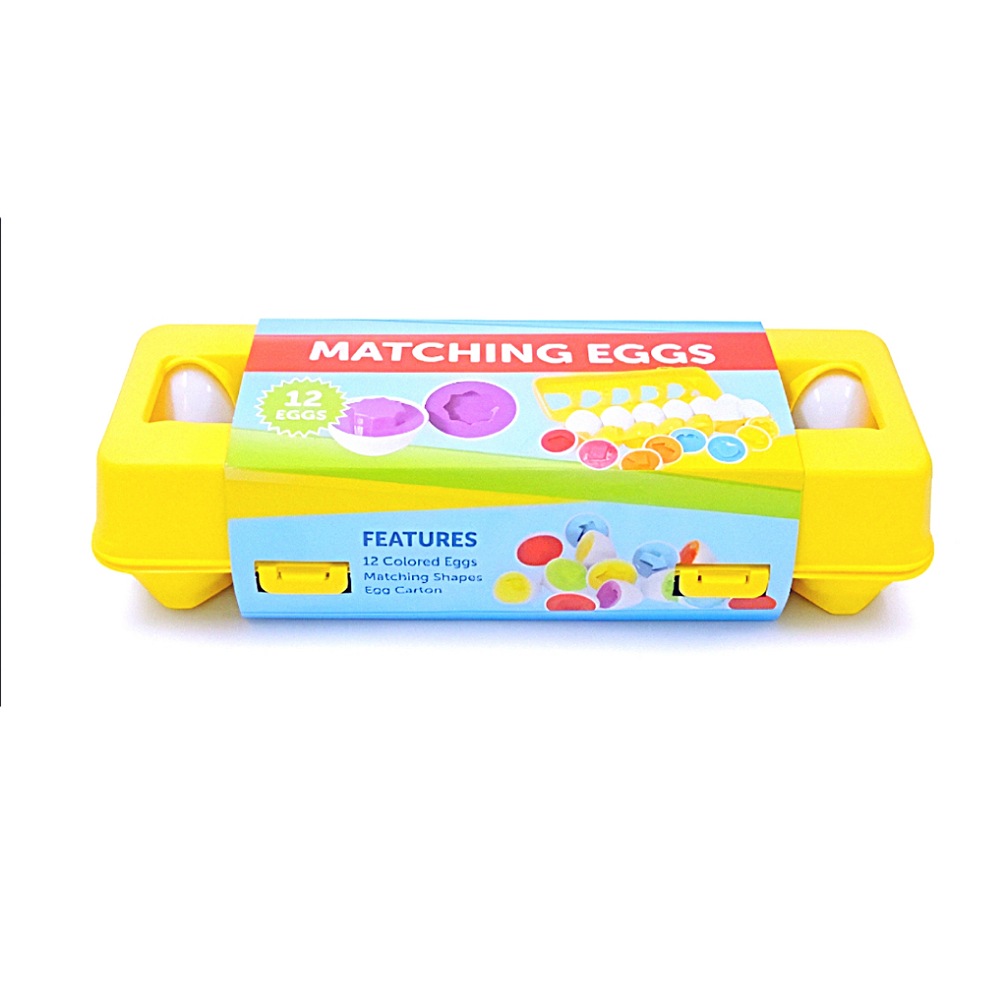 Juego Didáctico Niños Juguete Educativo Huevos De Colores