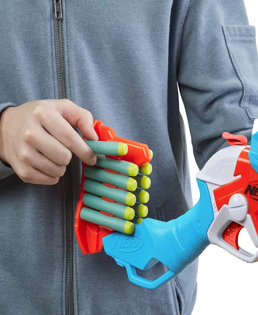 Lanzador Nerf Dinosquad Tricera-blast Con 12 Dardos 8+