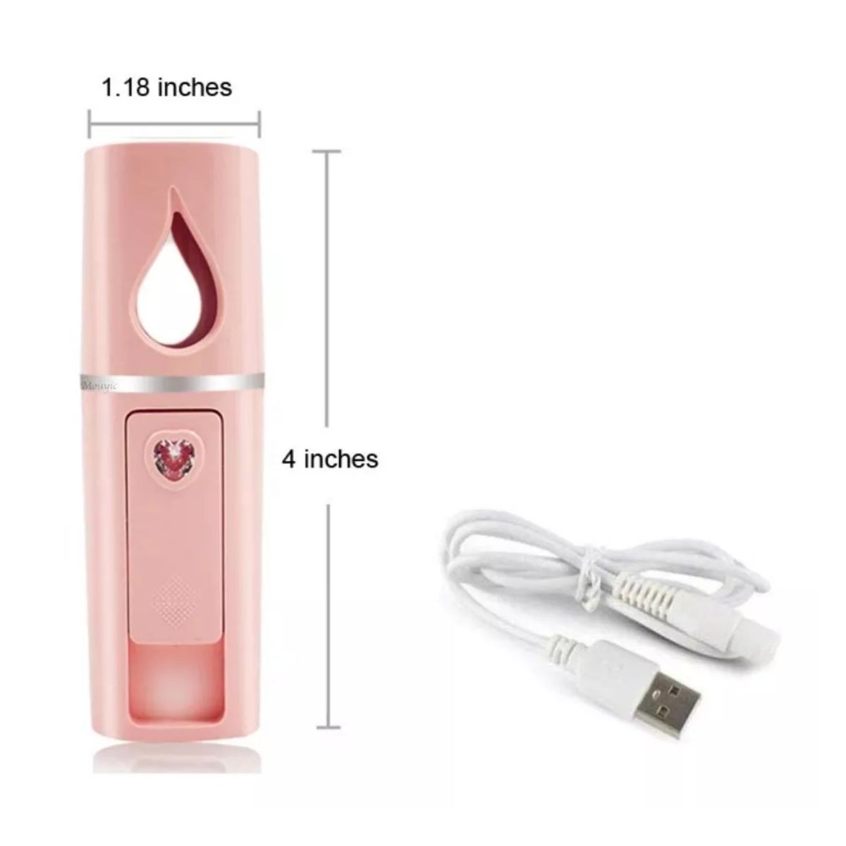 Vaporizador Facial Portátil Extensiones Pestañas ROSA