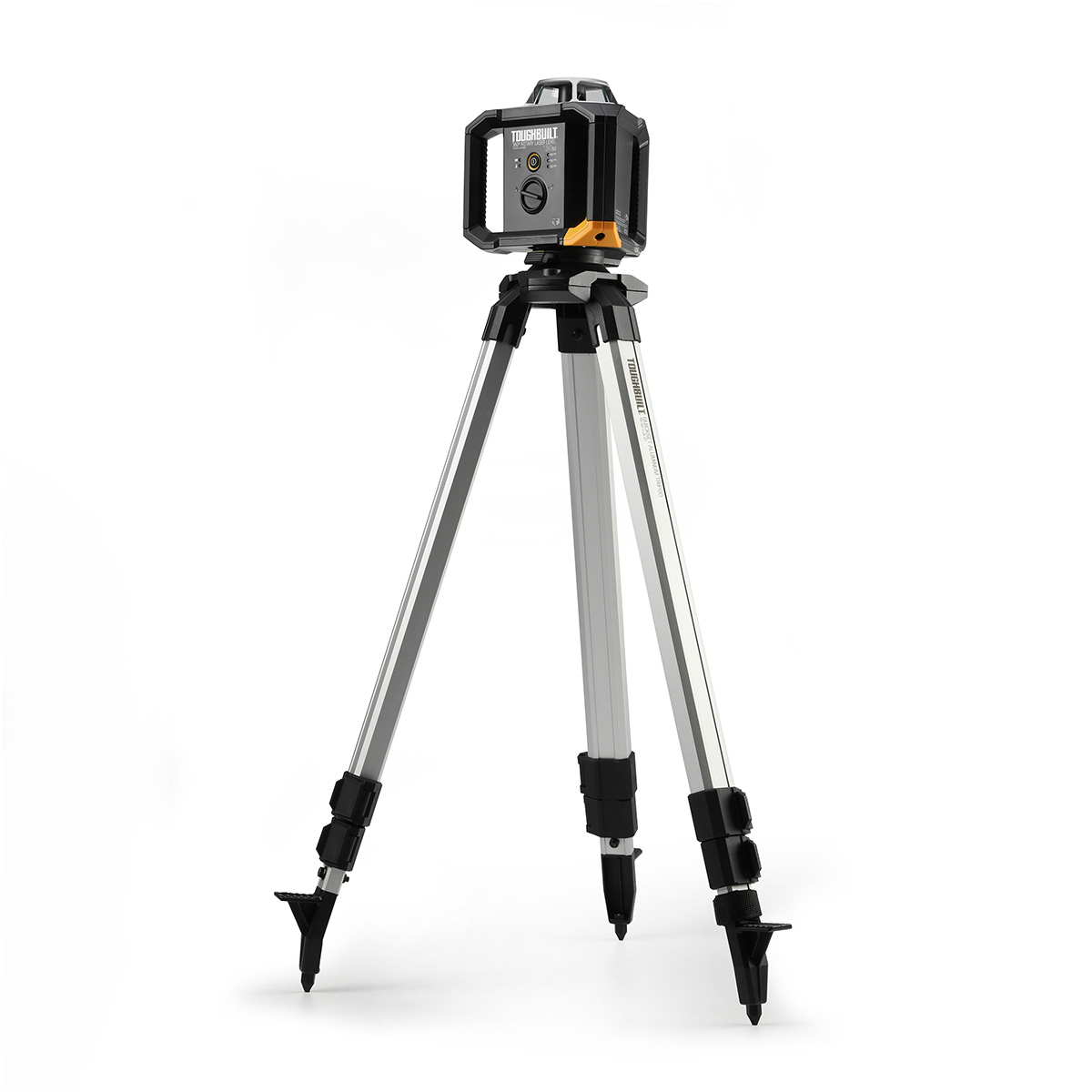 Nivel Láser Rotativo + Receptor Toughbuilt Tb-h2s4-ll-500-r1 con estuche