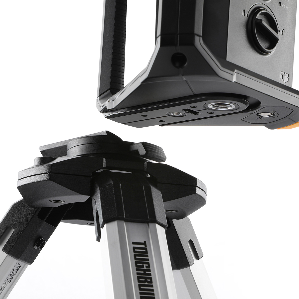 Nivel Láser Rotativo + Receptor Toughbuilt Tb-h2s4-ll-500-r1 con estuche