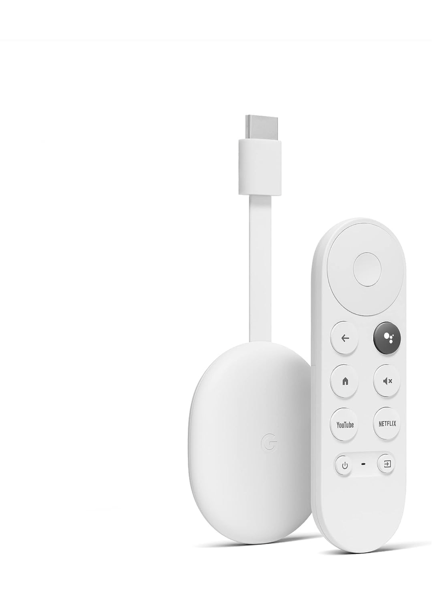 Dispositivo Streaming Google Chromecast HD with Google TV GA03131-US - Blanco