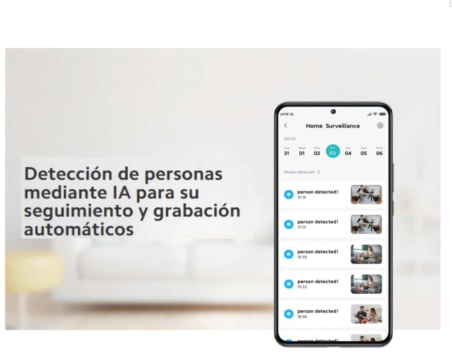 Camara de Seguridad Xiaomi Smart Camera C200 - Blanco