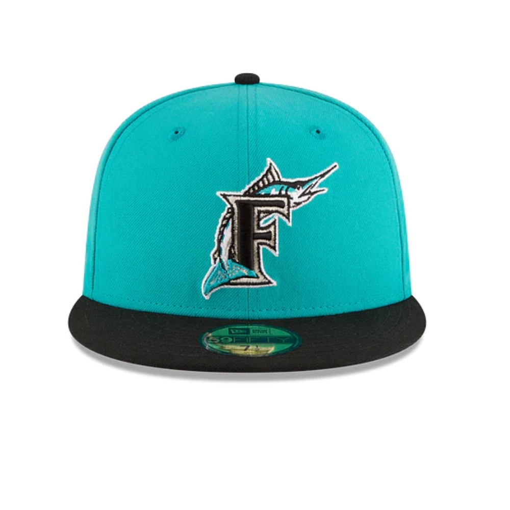 Gorra New Era Florida Marlins Verde-negro Wordl series 1997 11783654