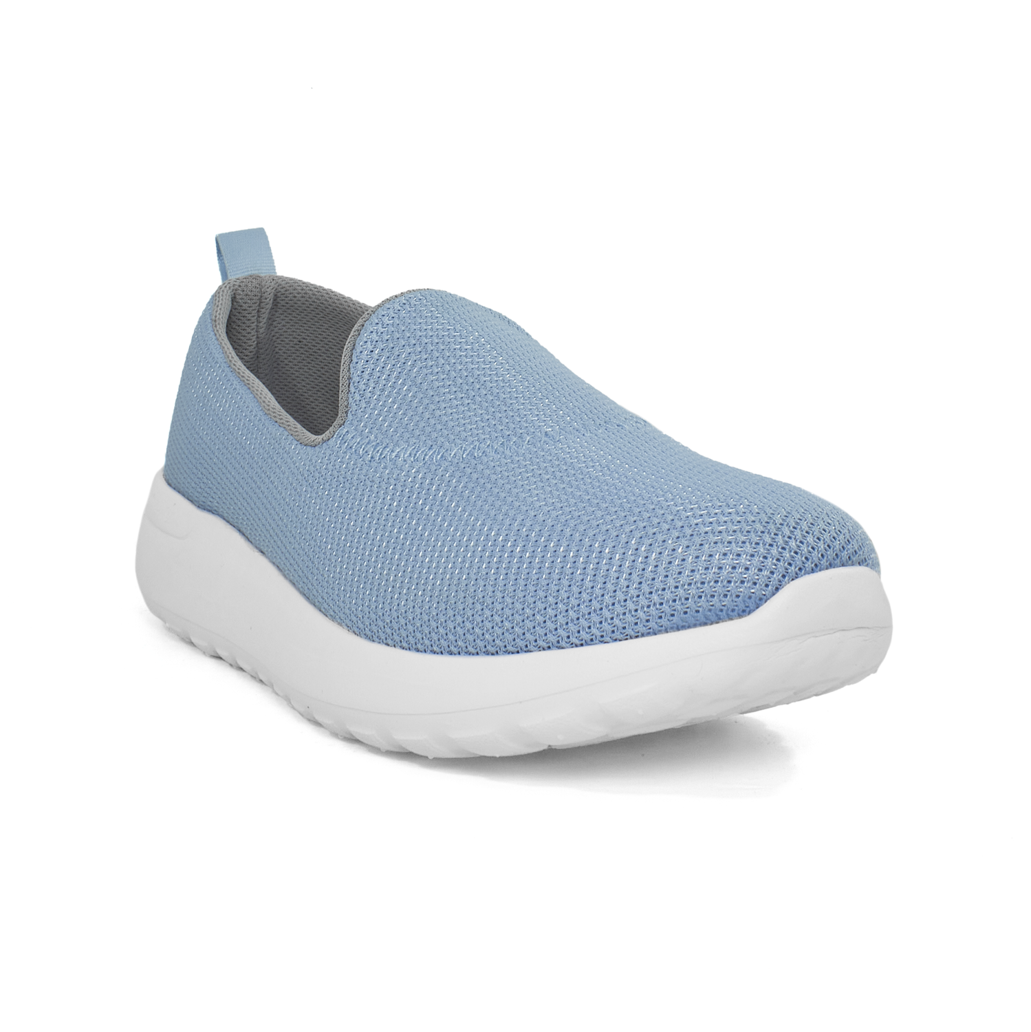 Tenis de descanso casuales para mujer Ebny, sin agujetas comodos azul