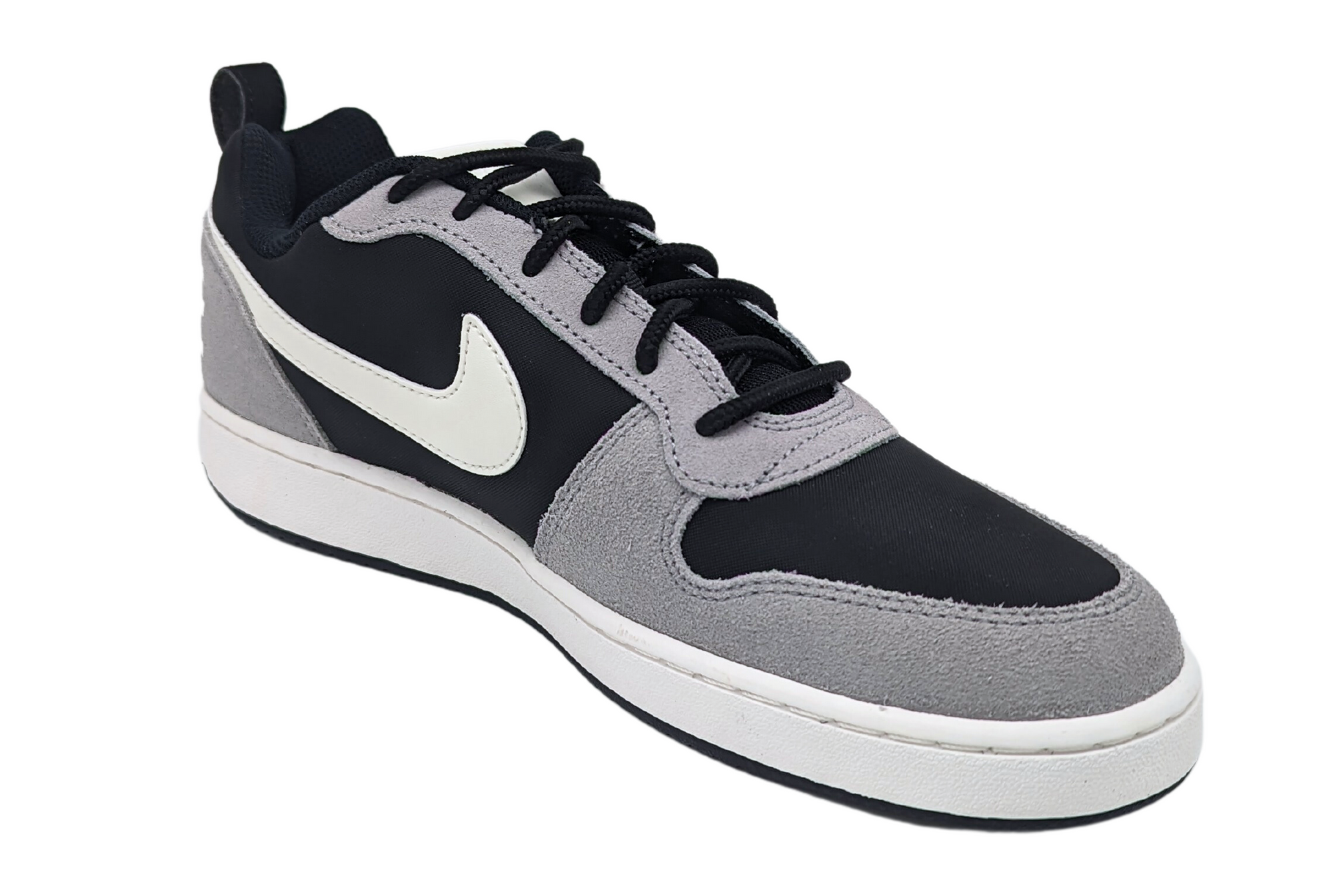 Tenis Nike Court Borough Low Prem Negro-Gris Para Hombre 844881005 
