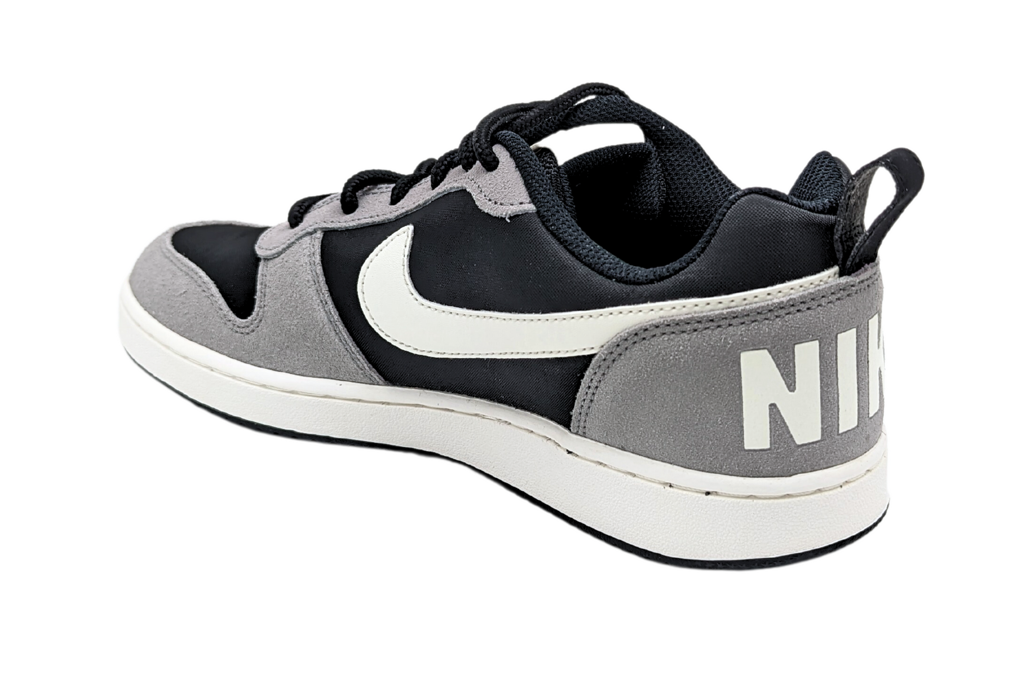 Tenis Nike Court Borough Low Prem Negro-Gris Para Hombre 844881005 