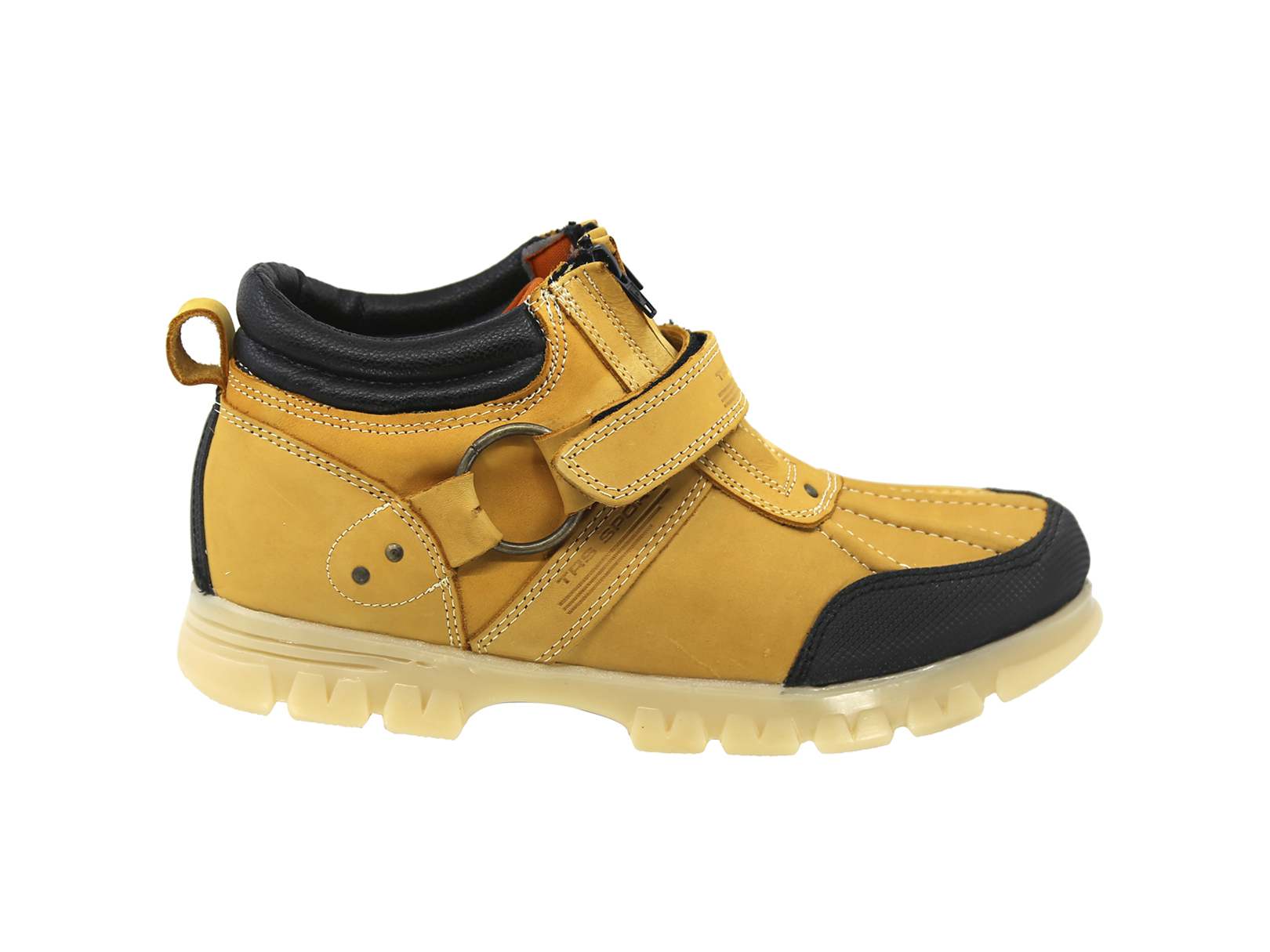 Tenis Urbano Trs Sport 8301 Piel Miel Ambar Para Caballero