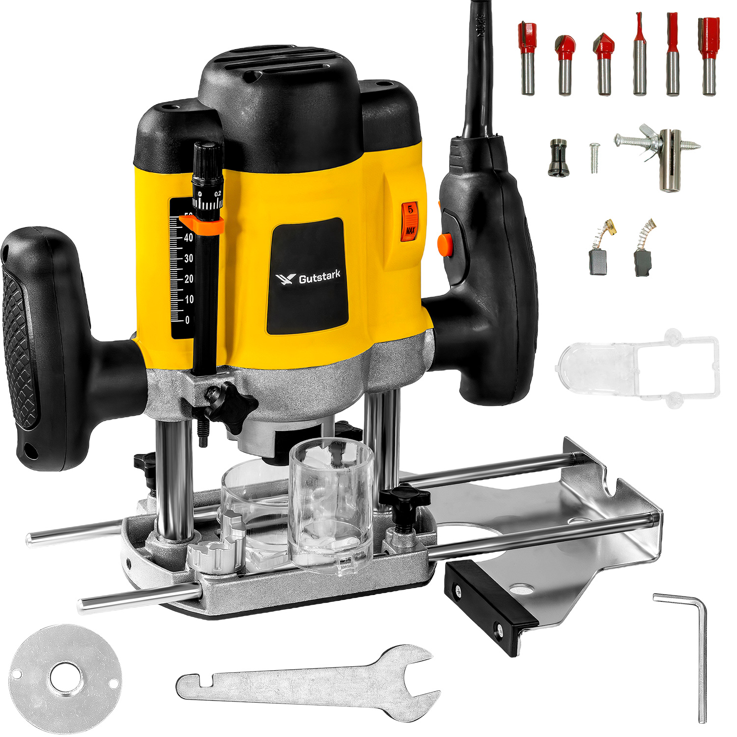 Router Madera 1400w 6 Velocidades Fresas Brocas Profesional