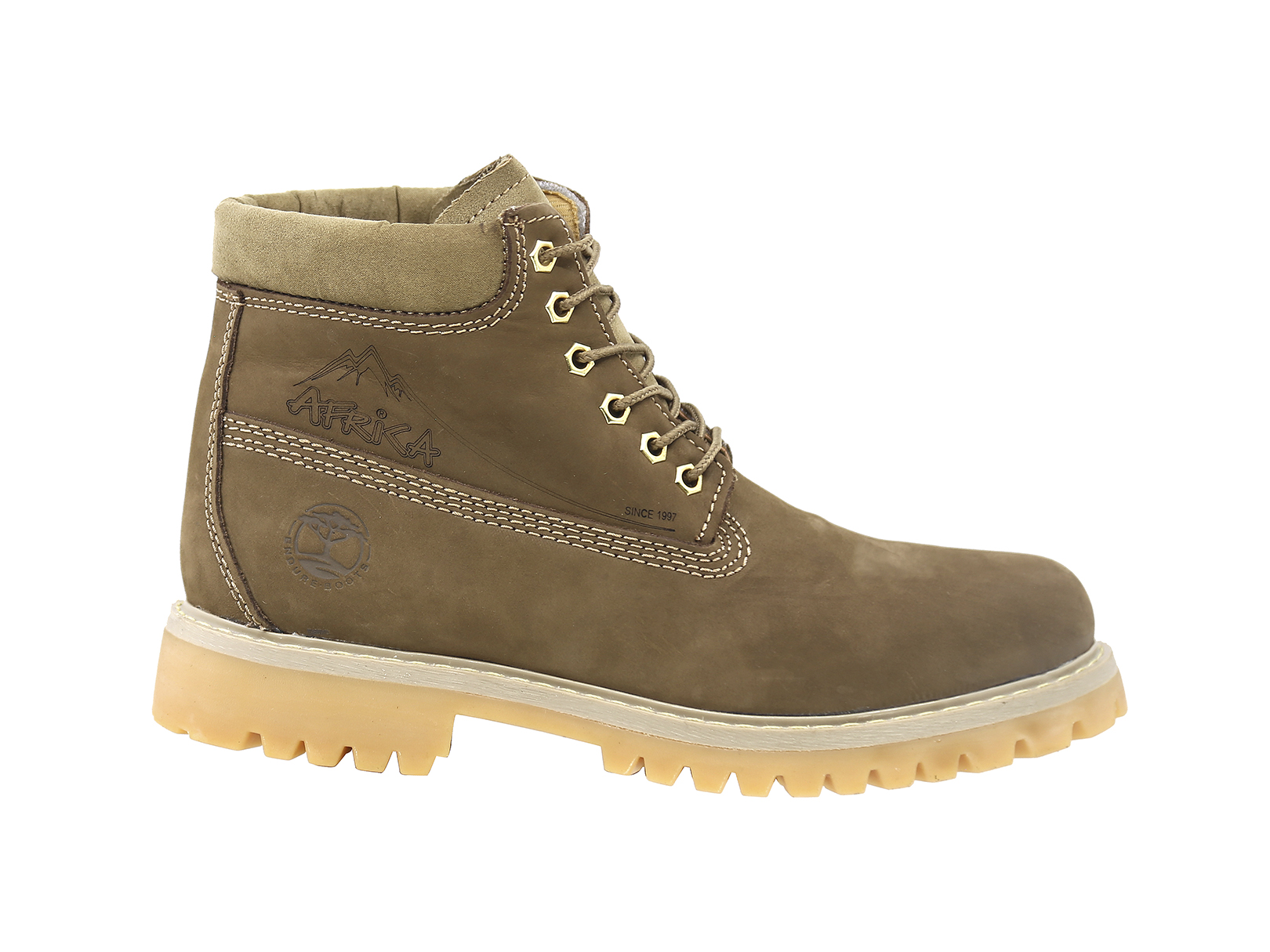 Bota Urbana Afrika 1600 Piel Nobuck Taupe Para Caballero