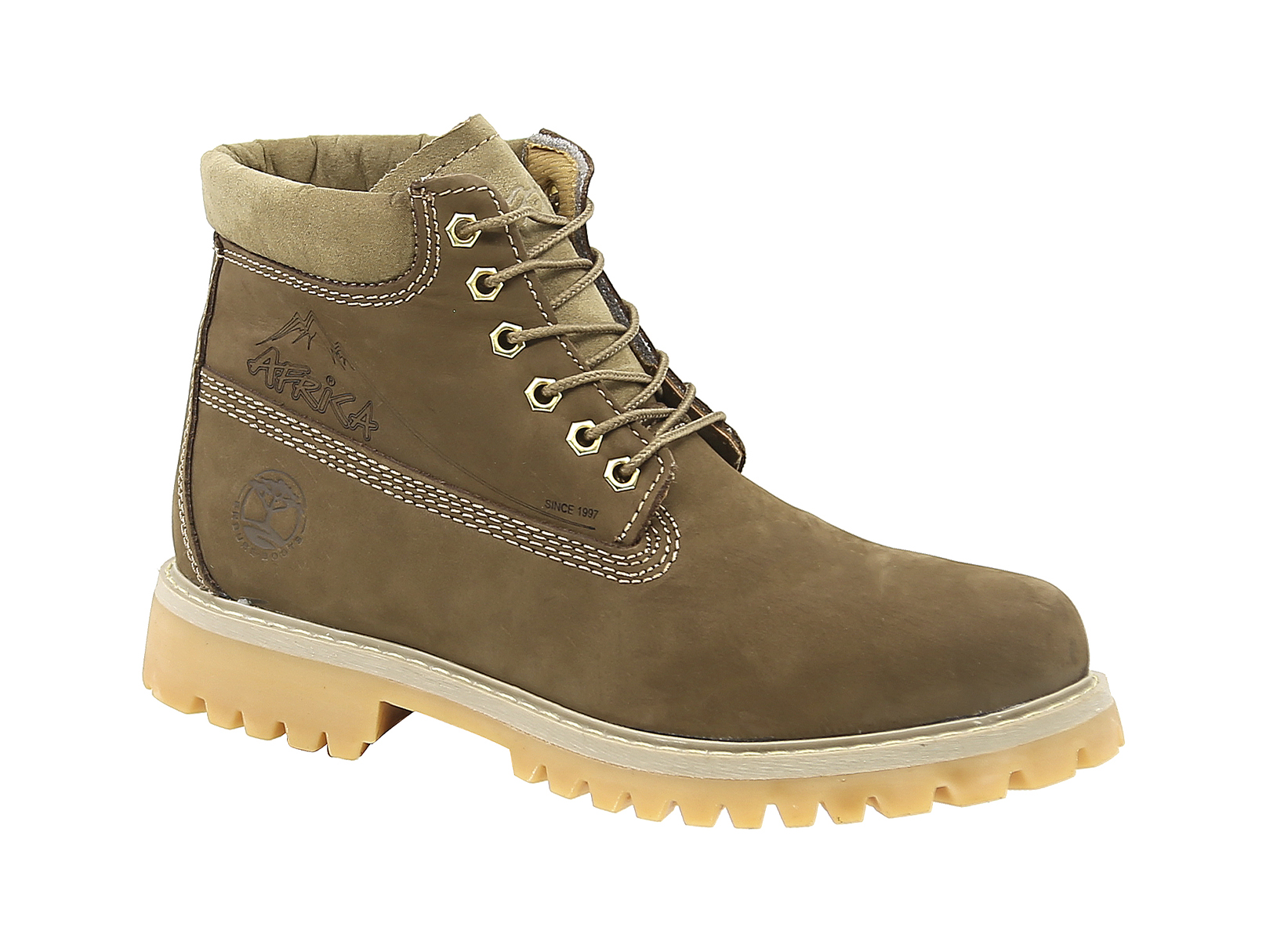 Bota Urbana Afrika 1600 Piel Nobuck Taupe Para Caballero