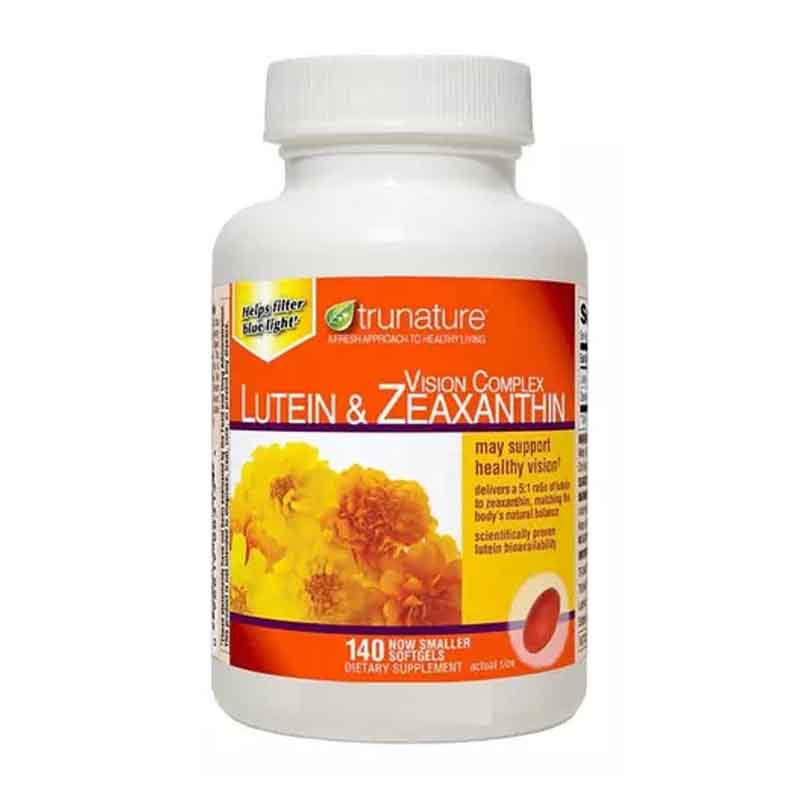 Vision Complex Lutein Y Zeaxanthin Trunature 140softgels Vitaminas para Ojos 