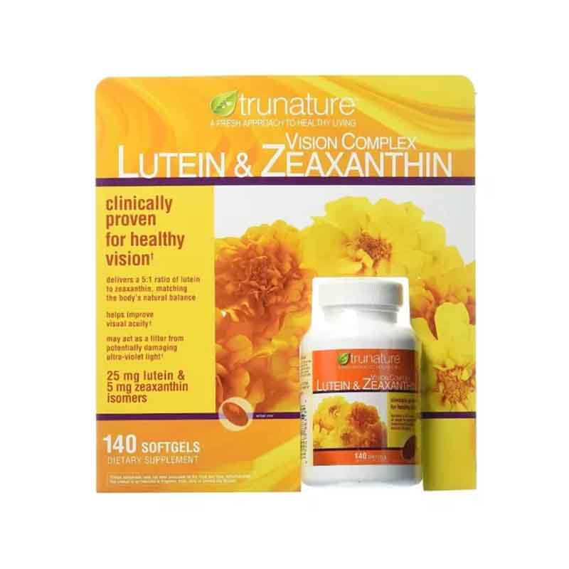 Vision Complex Lutein Y Zeaxanthin Trunature 140softgels Vitaminas para Ojos 