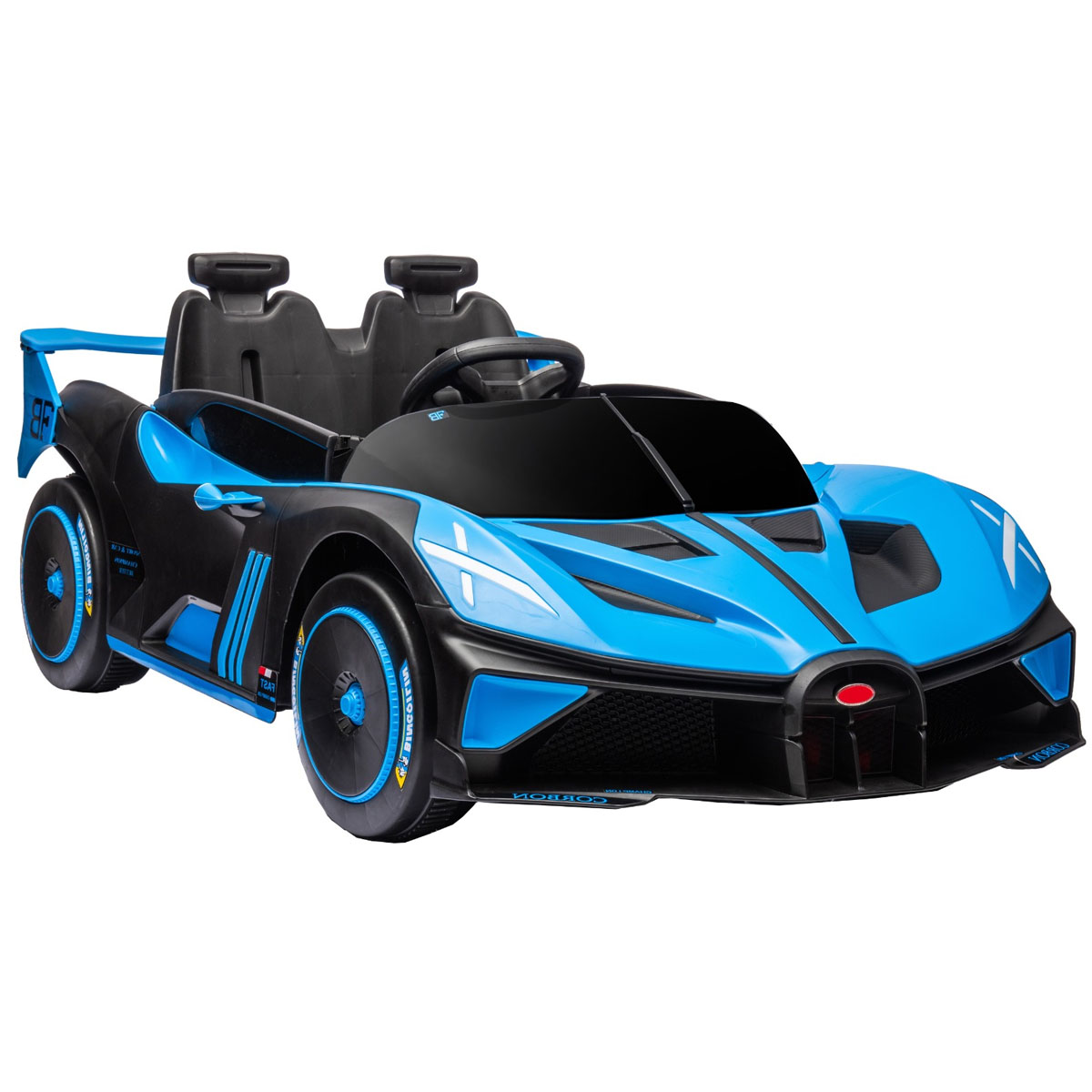 Carro Montable Electrico 12V Deportivo Tipo Bugatti Bolide 806 Azul