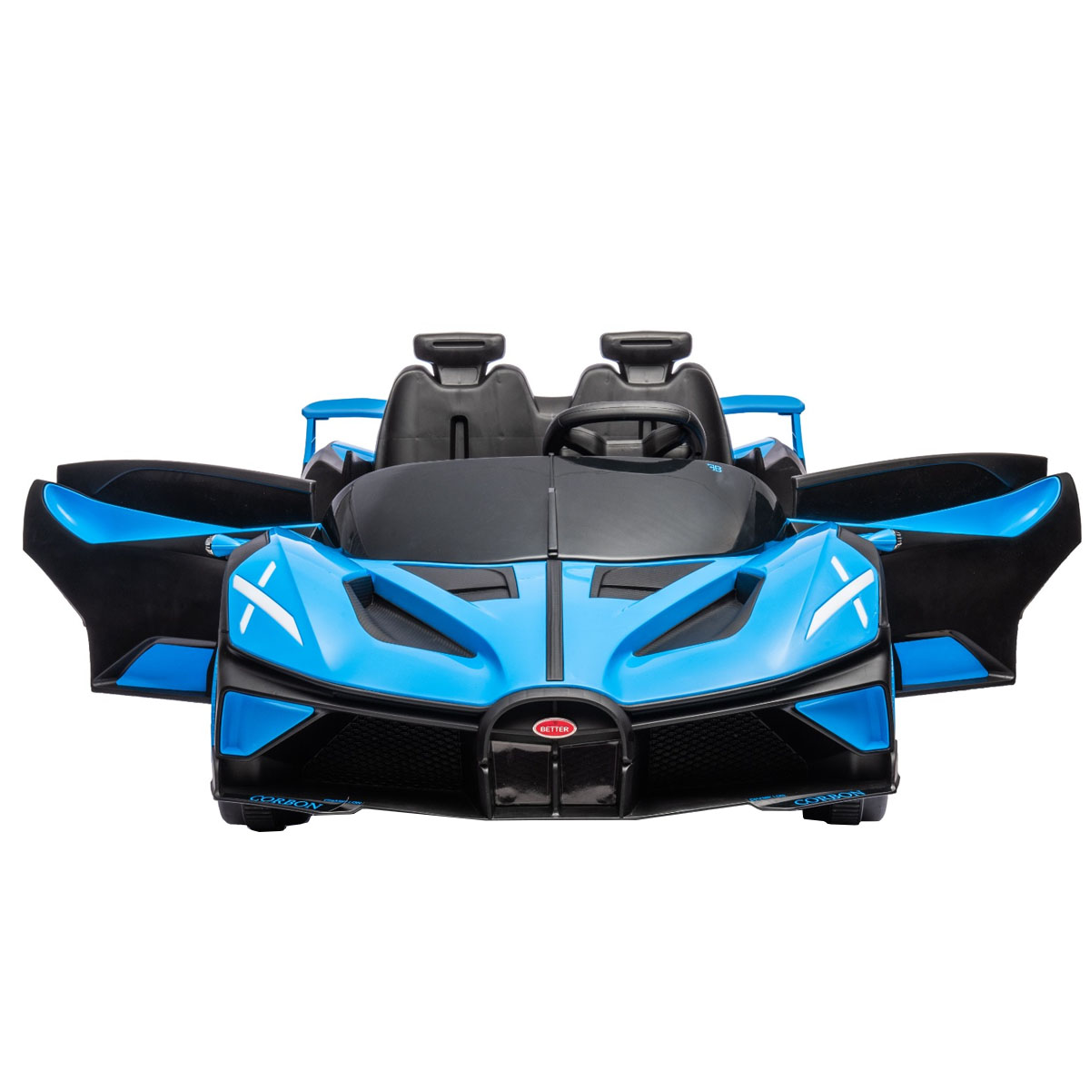 Carro Montable Electrico 12V Deportivo Tipo Bugatti Bolide 806 Azul