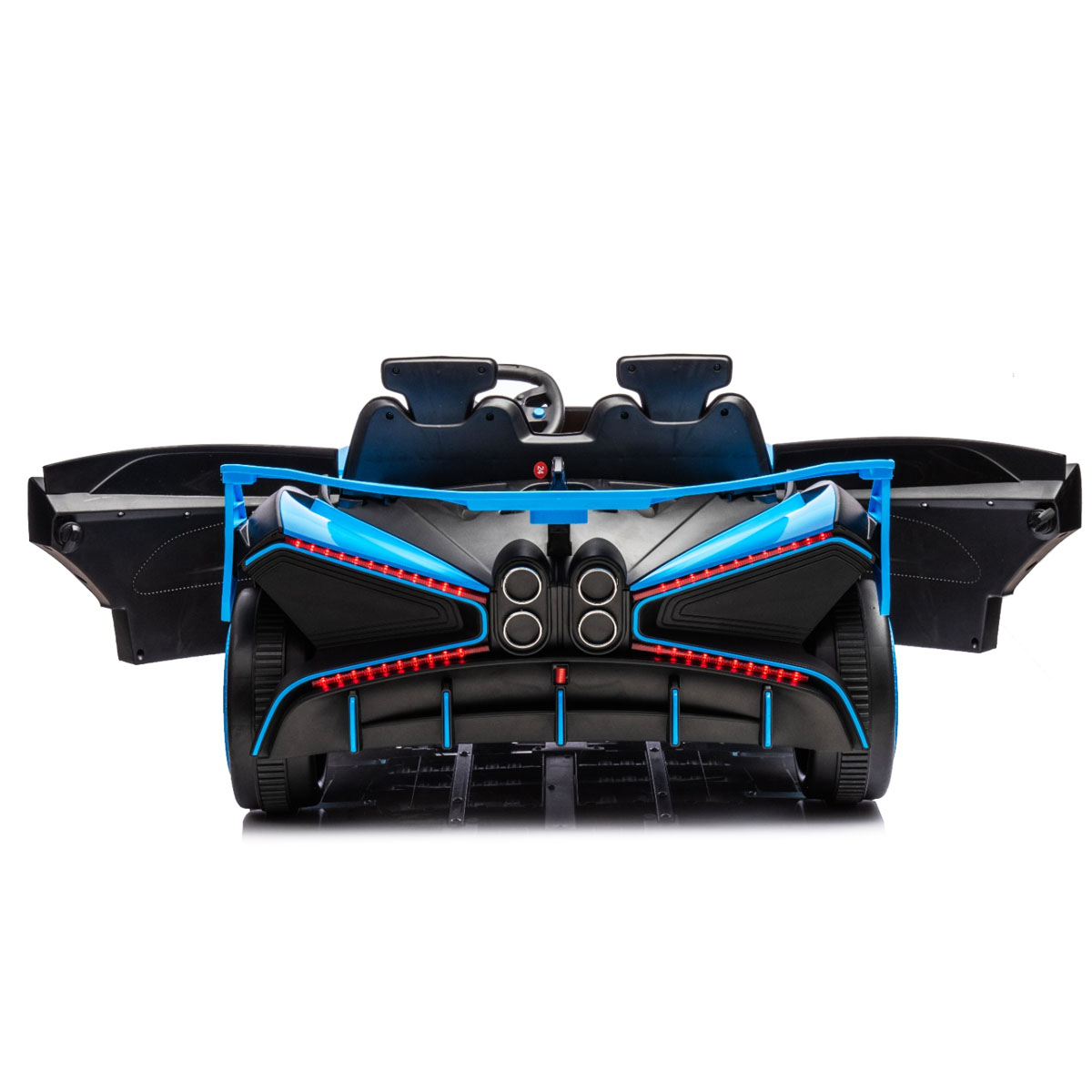 Carro Montable Electrico 12V Deportivo Tipo Bugatti Bolide 806 Azul