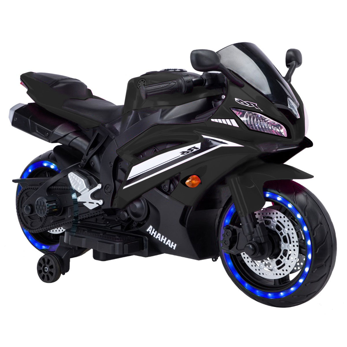 Moto Deportiva Electrica R6 Montable 12V A-666 Negro