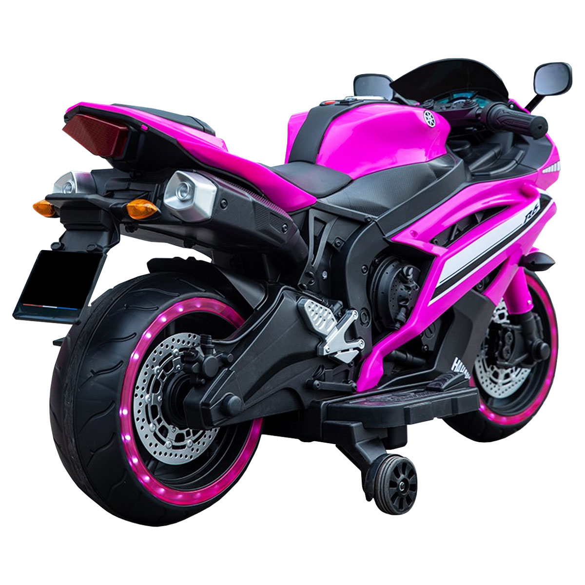 Moto Deportiva Electrica R6 Montable 12V A-666 Rosa