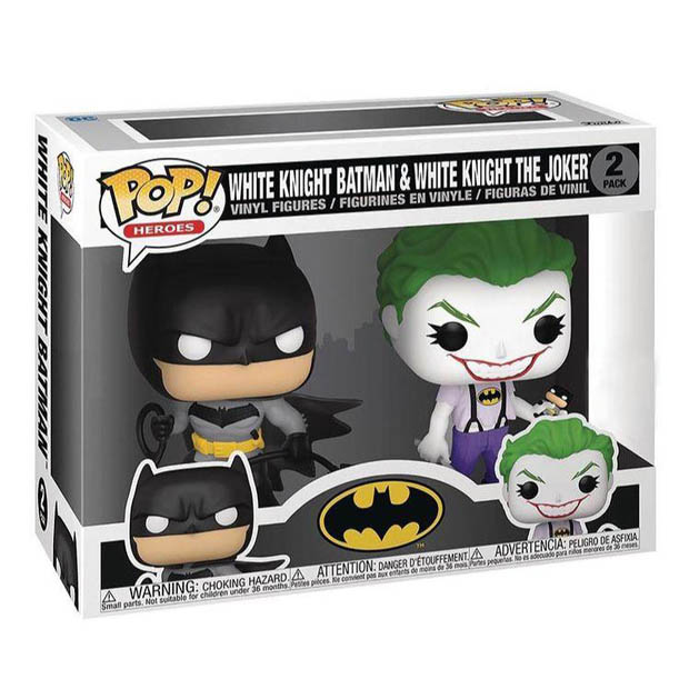 Funko Pop DC White Knight Batman y White Knight Joker