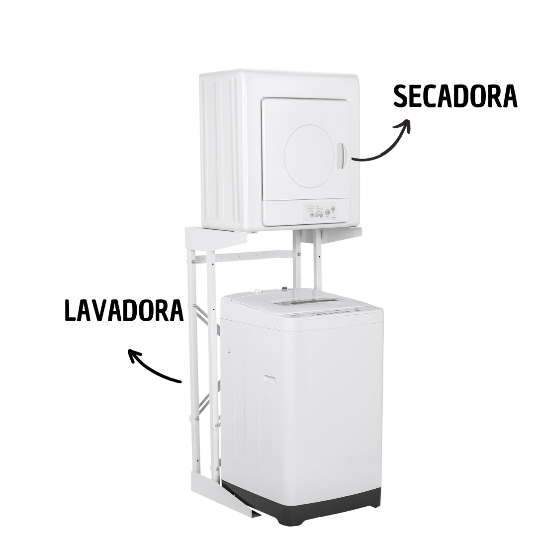 CENTRO DE  LAVADO Y SECADO CON RUEDAS AJUSTABLES Reacondicionado 