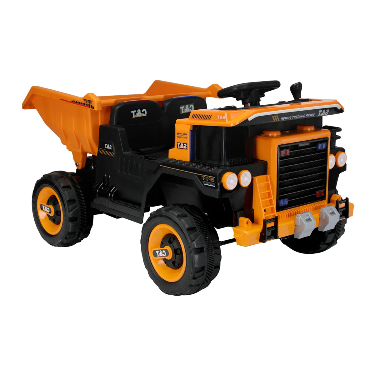 Camion Montable Electrico Volteo 12V BDQ-818 Naranja