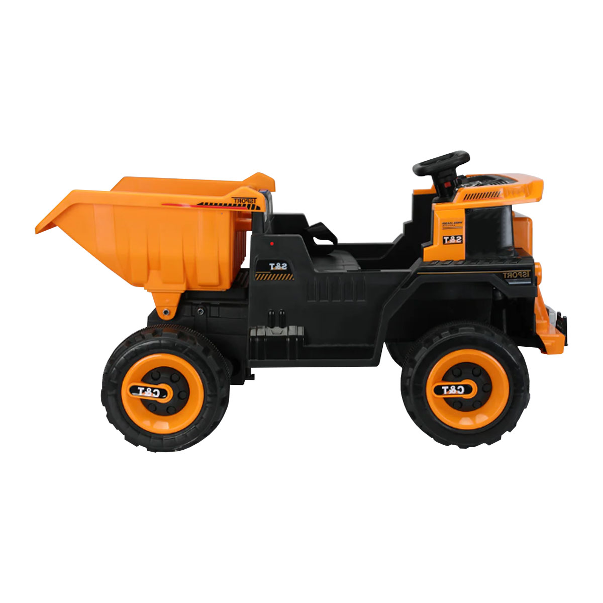 Camion Montable Electrico Volteo 12V BDQ-818 Naranja
