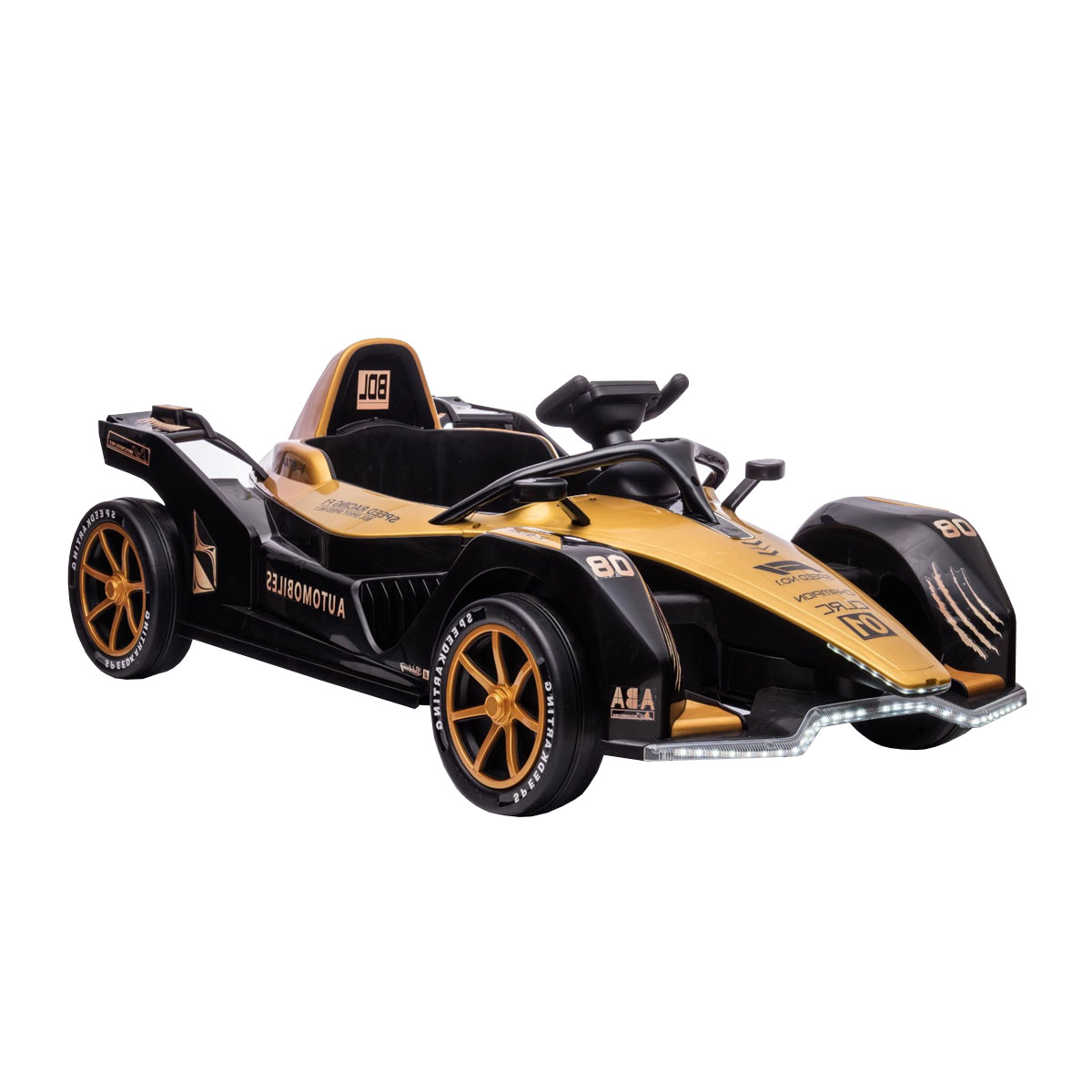 Carro Montable Electrico 12V Formula 1 Go Kart BDL-1688 Dorado