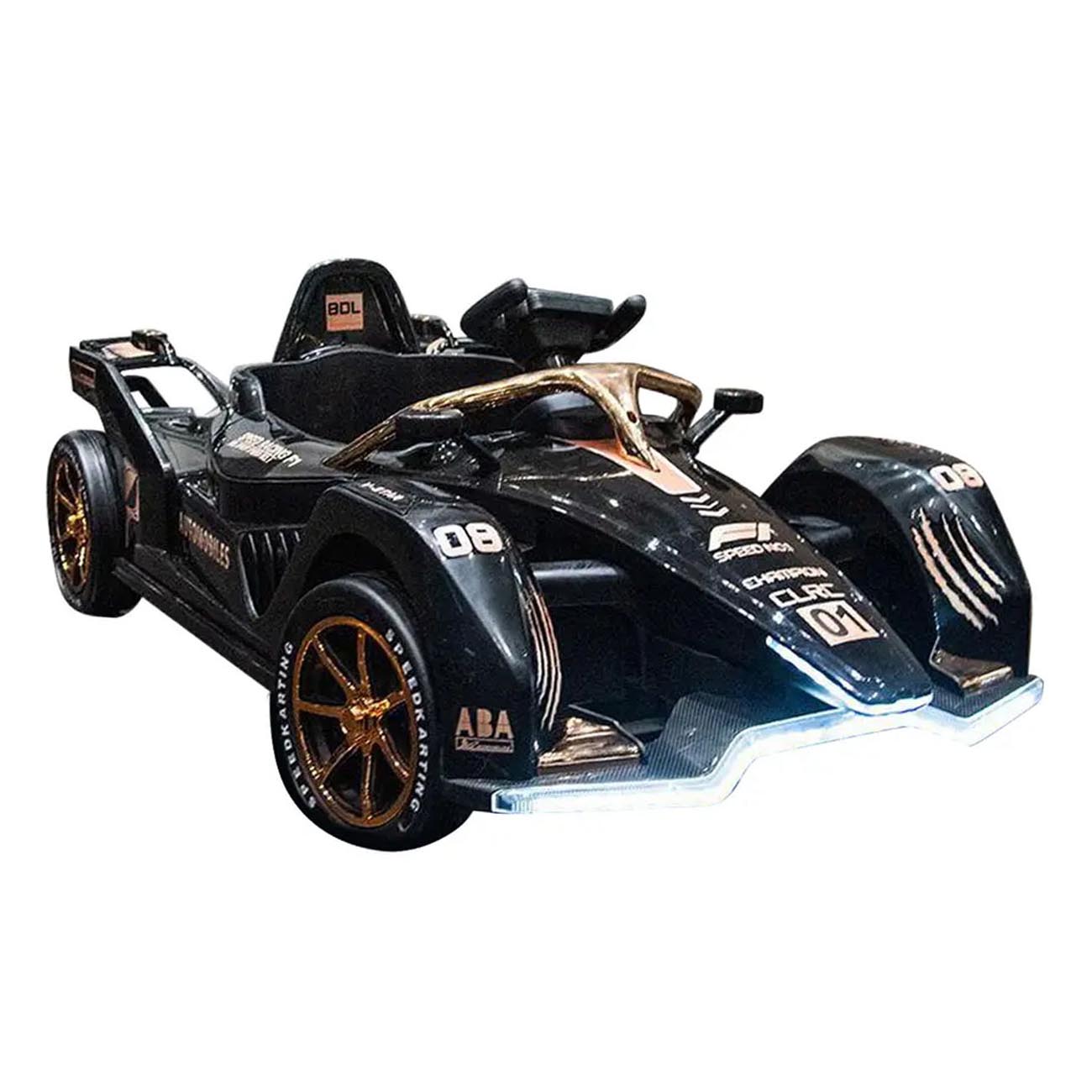 Carro Montable Electrico 12V Formula 1 Go Kart BDL-1688 Negro